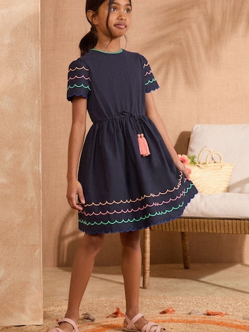 Robe love & roses en bleu