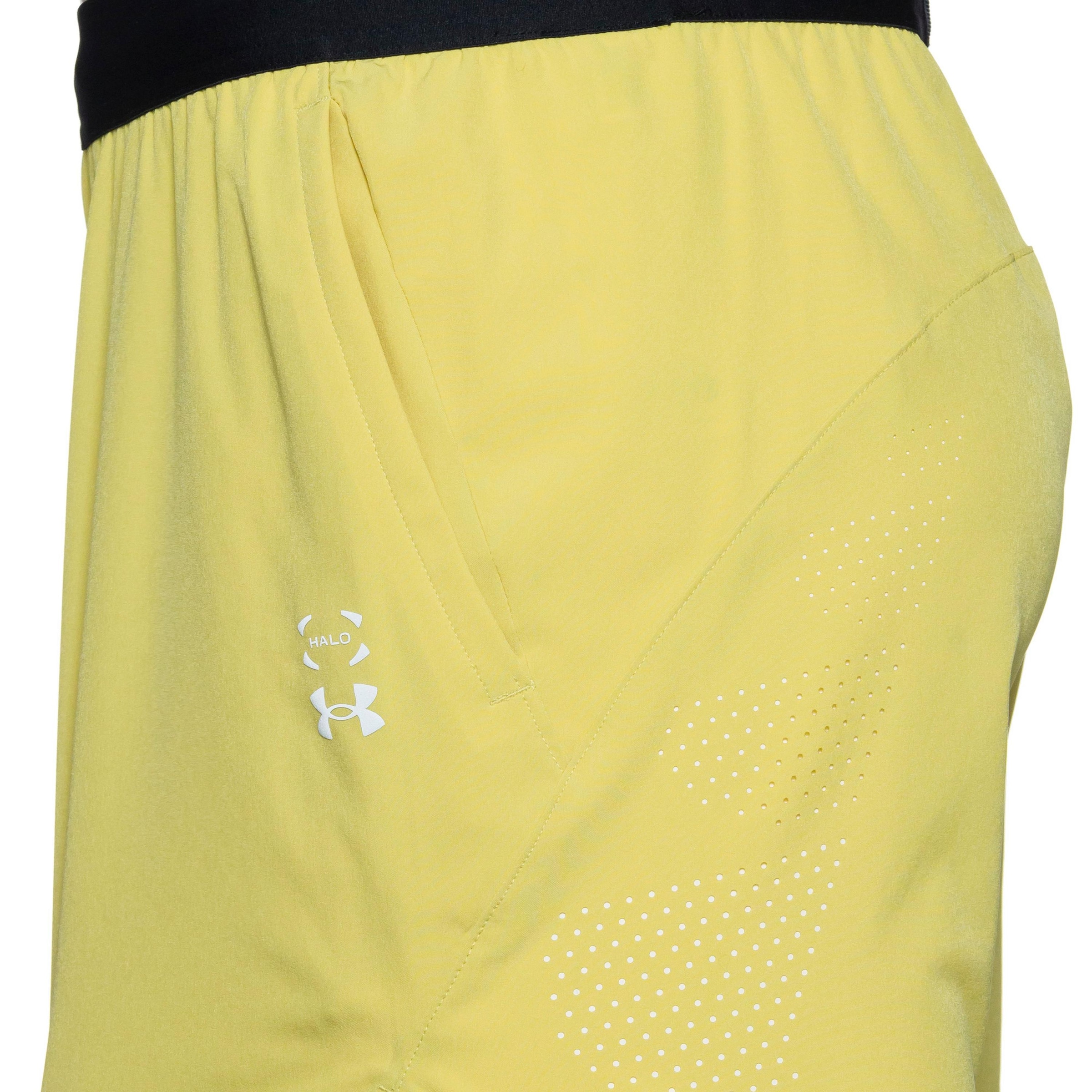 UNDER ARMOUR Regular Workout Pants 'Halo Train' in Yellow