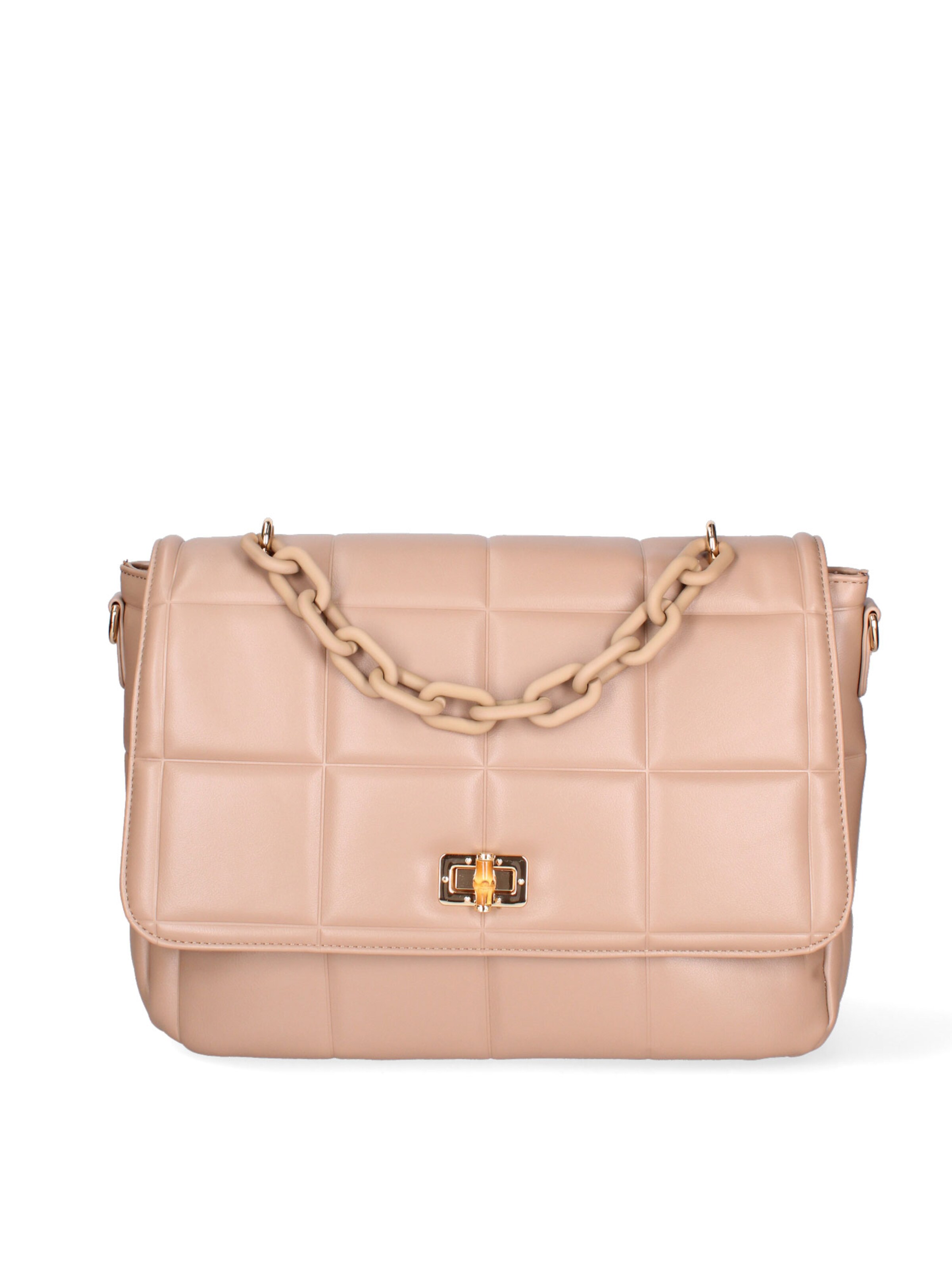 Borsa a mano 'Borsa a mano Solange ecopelle vegana con catena - Diana & Co' di Diana&Co. in grigio: frontale