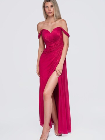 Ombre Abendkleid‌‌‌‌‌‌‌ in Pink