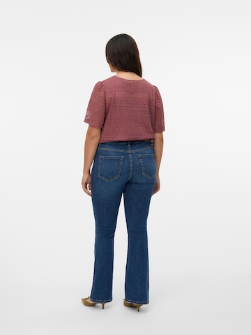 Vero Moda Curve Flared Jeans 'FLASH' in Blue