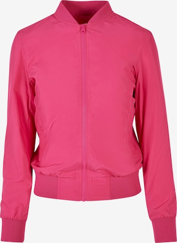 Veste mi-saison Urban Classics en rose : devant