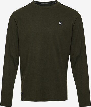 T-Shirt 'Gavin' Threadbare en vert : devant