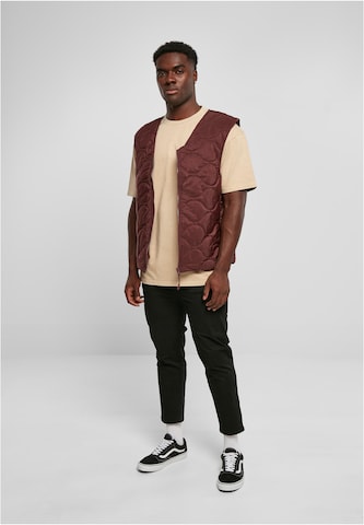 Urban Classics Vest in Red