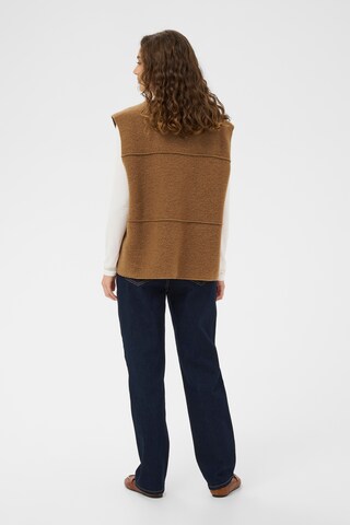 CULTURE Cardigan 'CUova' i brun