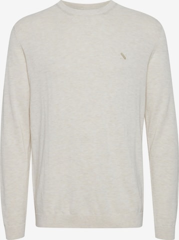 !Solid Sweater 'Denley' in White: front