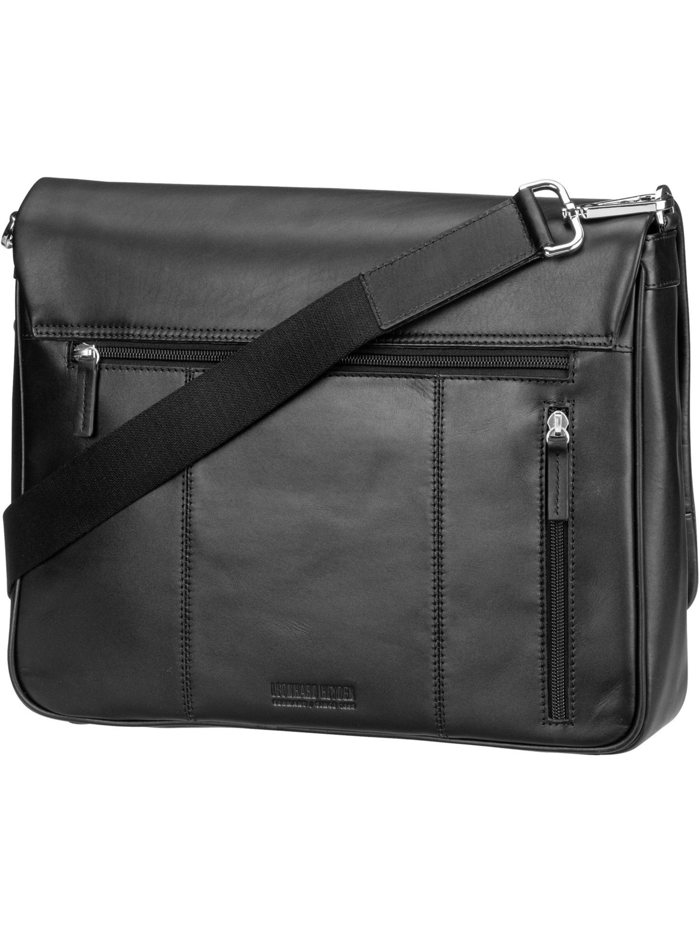 LEONHARD HEYDEN Schoudertas 'Montreal' in Zwart