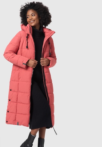 MARIKOO Raincoat 'Nadeshikoo XVI' in Pink: front