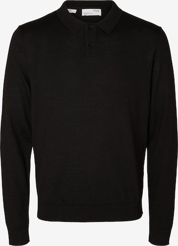SELECTED HOMME Sweater 'Town' in Black: front