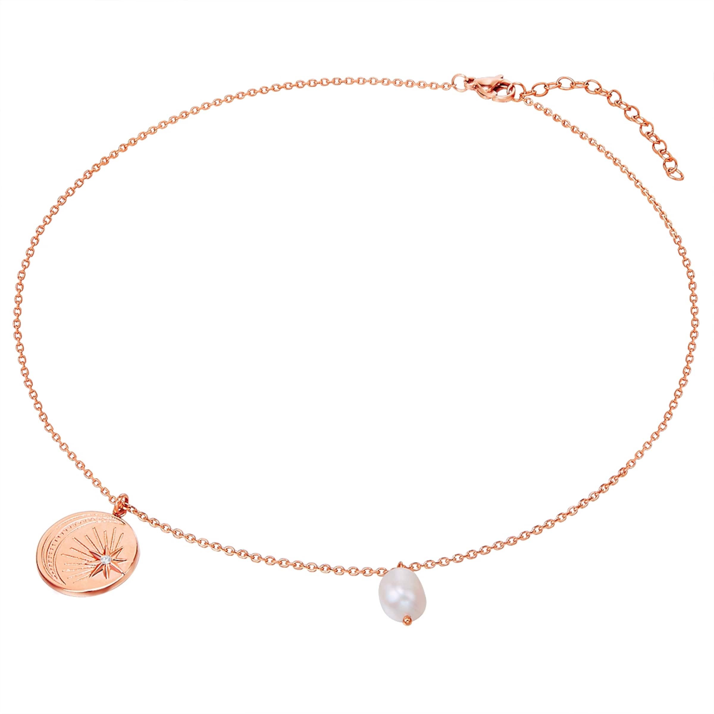 Valero Pearls - Cadena en oro: frente