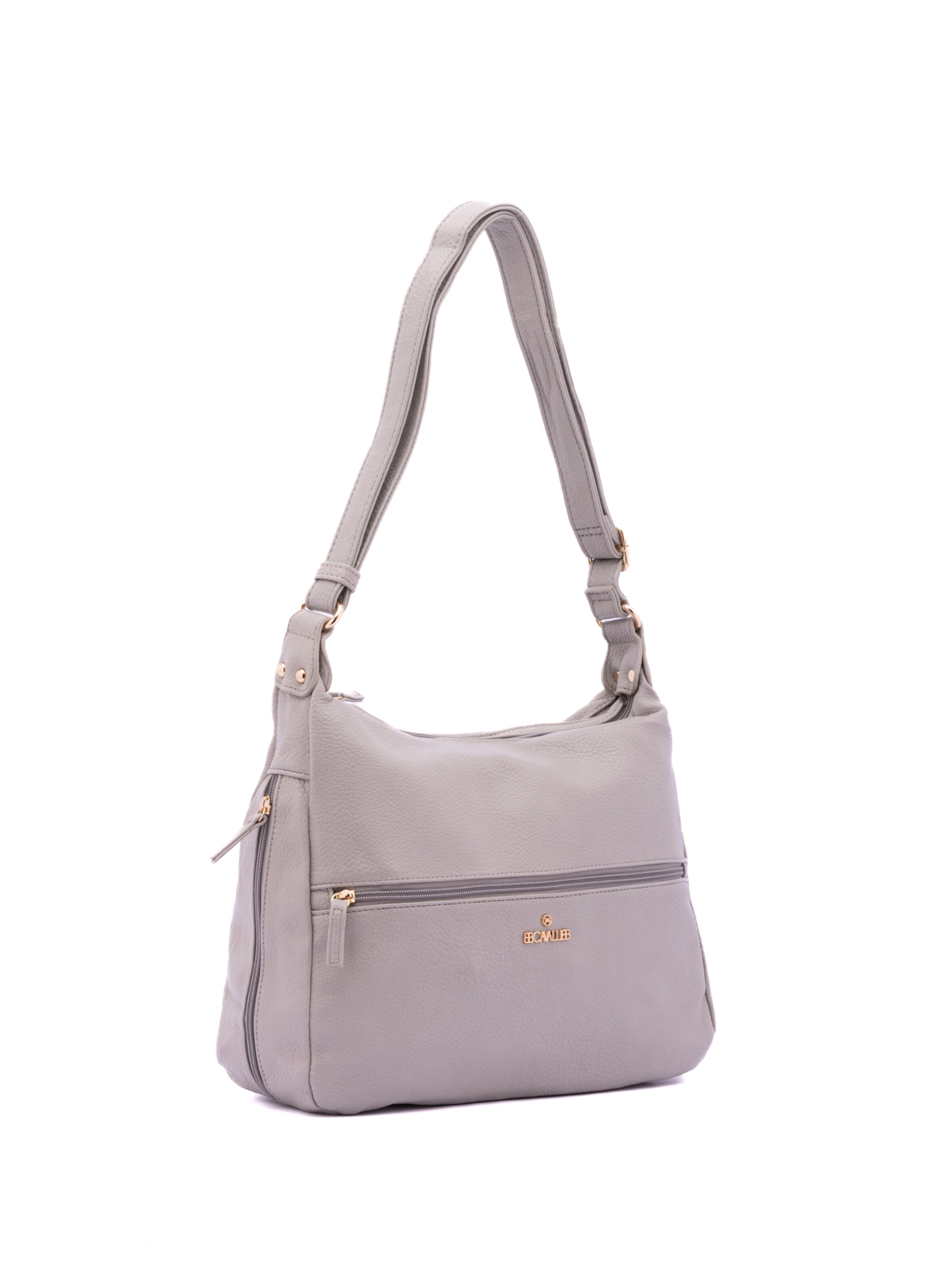Borsa a spalla 'Borsa a Spalla Donna B Cavalli Ecopelle con Zip - 35x26x11 cm' di B. Cavalli in grigio
