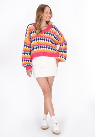 MYMO Pullover i overstørrelse 'Young Fashion' i pink