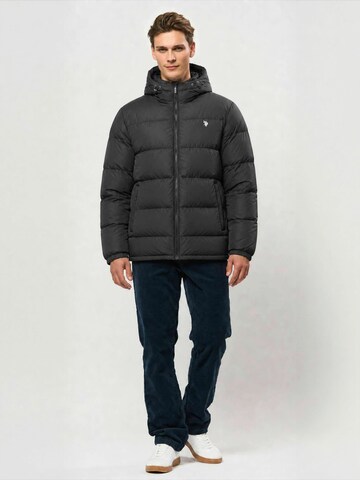 U.S. POLO ASSN. Winter jacket ' UMHenrik ' in Black