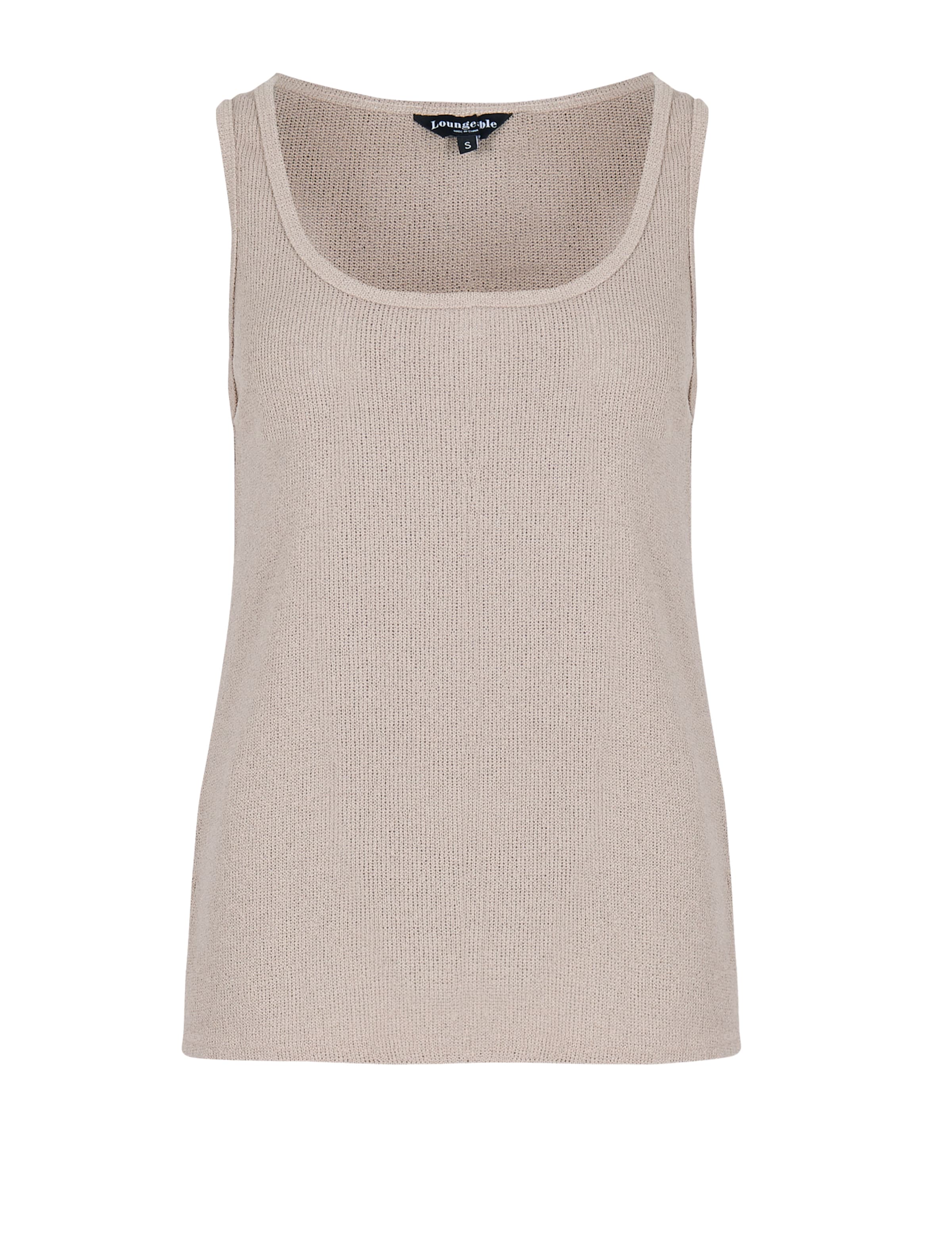 Loungeable Schlafshirt in Grau: Vorderseite