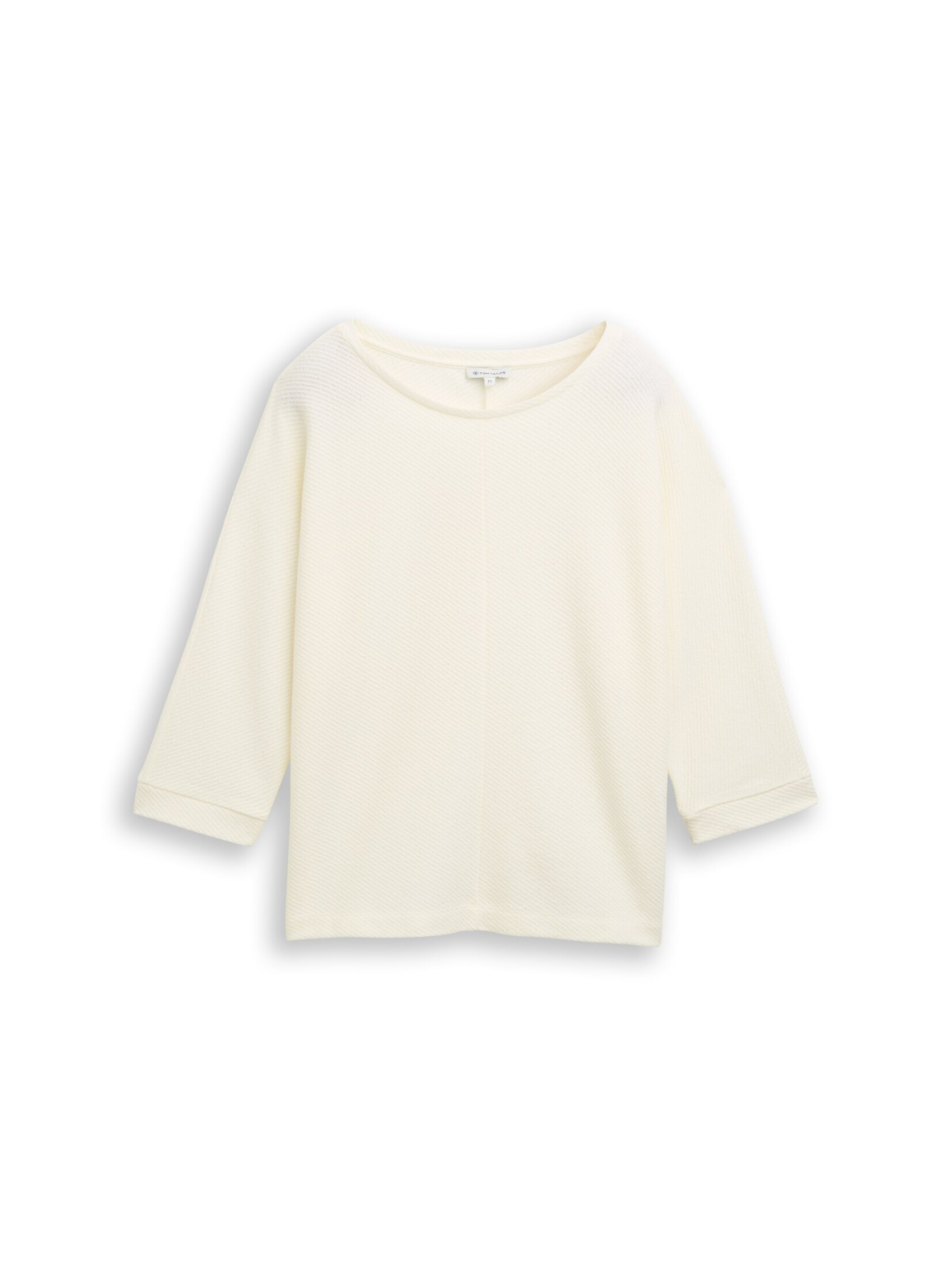 TOM TAILOR Shirt in Wit: voorkant