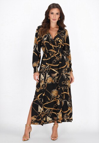 faina - Vestido en negro: frente