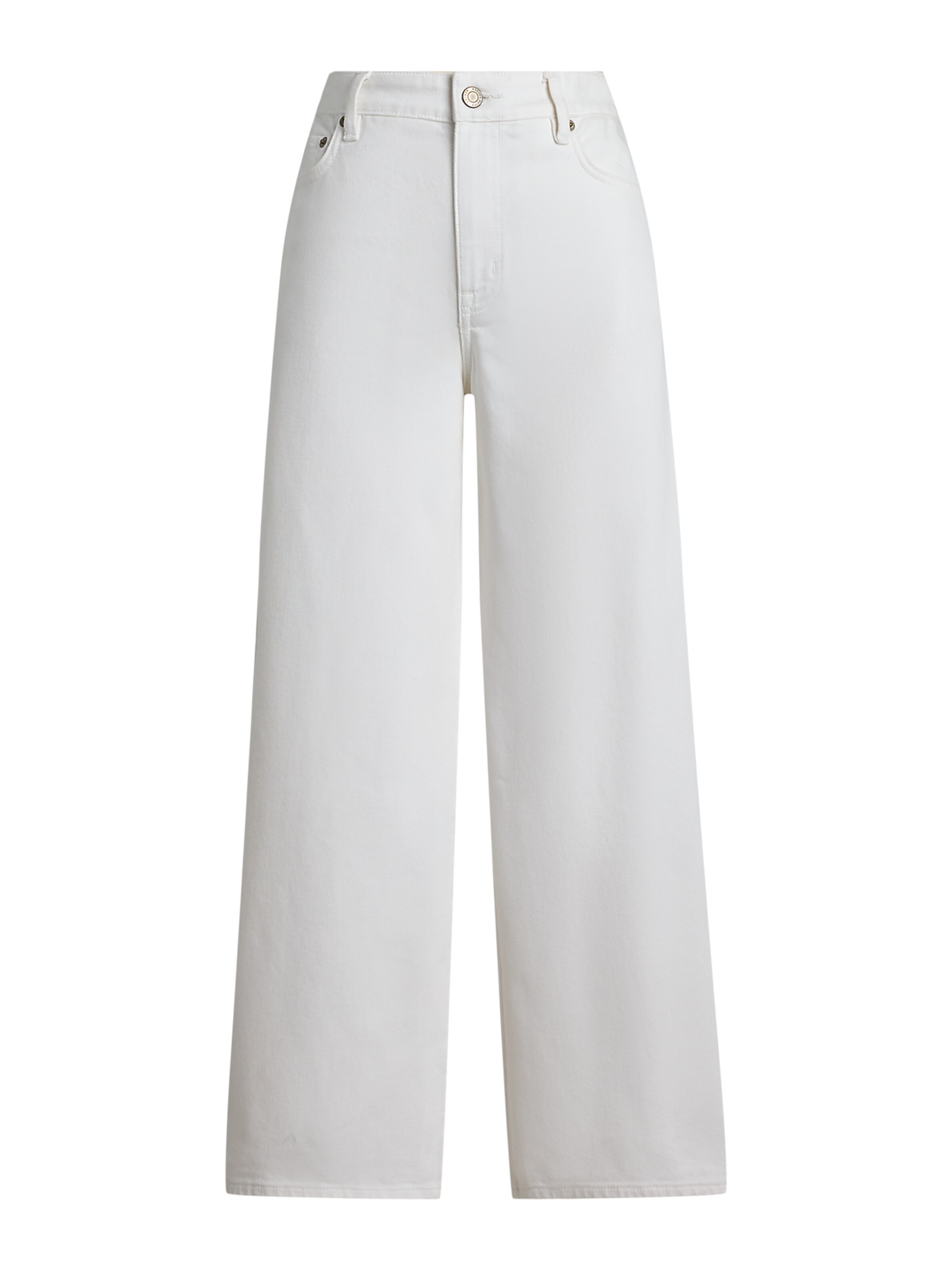 Wide leg Jeans di Lauren Ralph Lauren in bianco: frontale