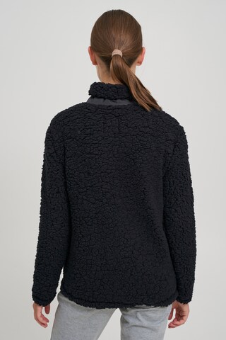 Oxmo Fleece jas in Zwart