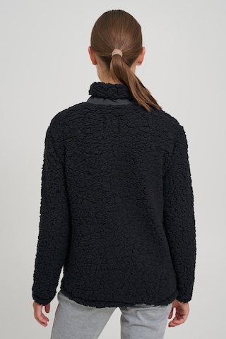 Oxmo Fleece jas in Zwart