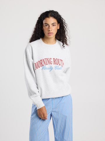 Sweat-shirt America Today en gris : devant