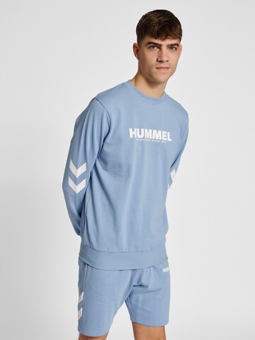 HummelSweater majica 'Legacy' - plava boja: prednji dio