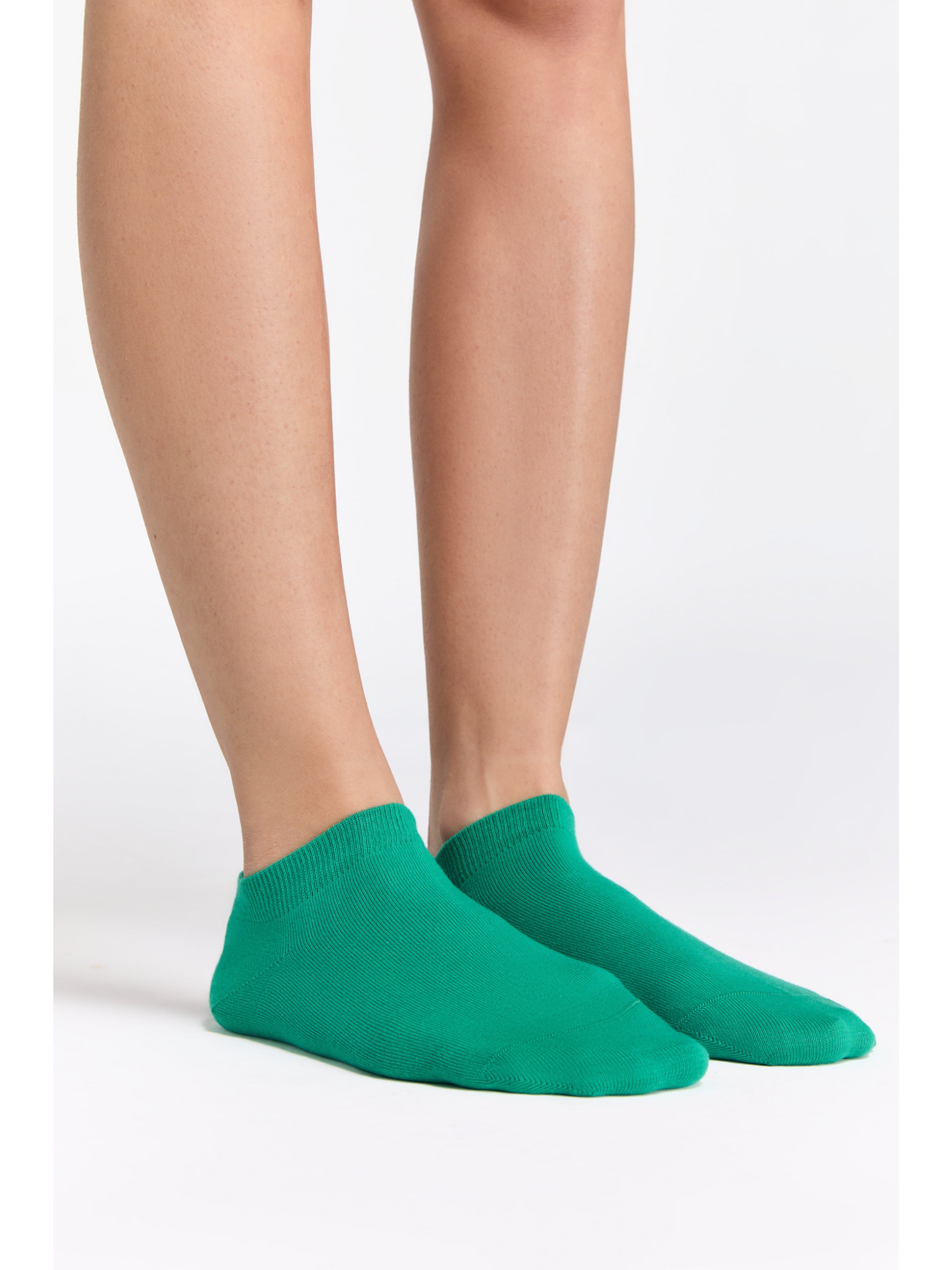 Albero Natur Ankle Socks in Green