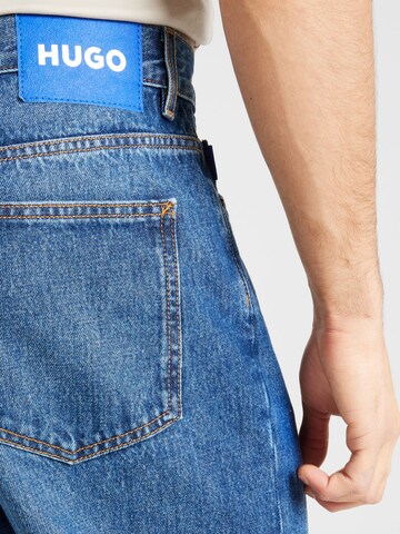 HUGO Regular Jeans 'Nate' in Blauw