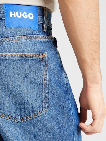 HUGO Regular Jeans 'Nate' in Blau