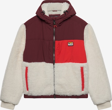 Superdry & CoPrijelazna jakna - bijela boja: prednji dio
