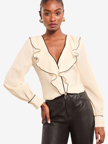 Chemisier Lipsy en beige : devant