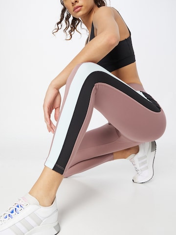 ADIDAS PERFORMANCE Skinny Workout Pants 'Hyperglam Techfit' in Purple