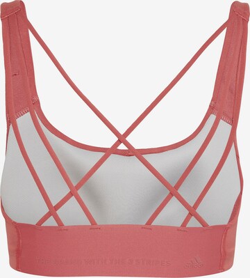 Bustier Soutien-gorge de sport ADIDAS SPORTSWEAR en rouge