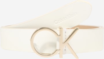 Calvin Klein - Cinturón en blanco: frente