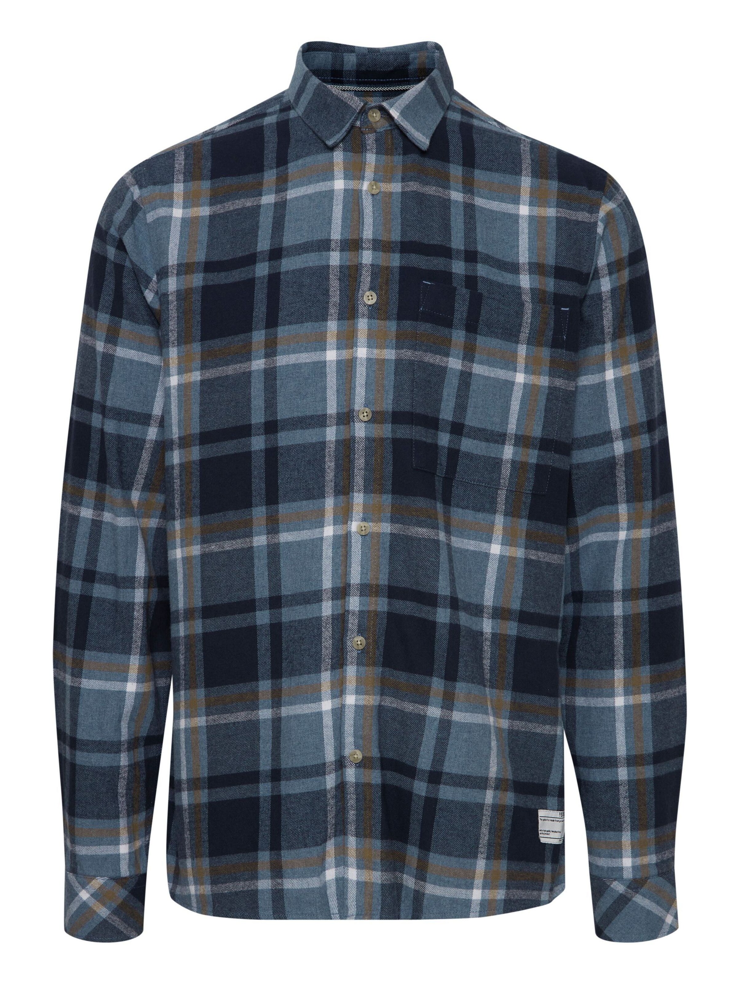 Camicia ' CRAIG ' di !Solid in blu: frontale