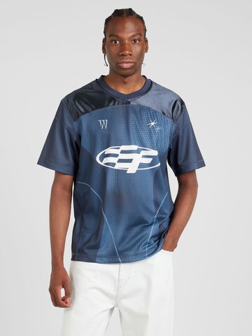 WEEKDAY Shirt in Blauw: voorkant