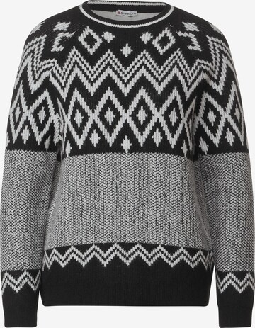 STREET ONE Sweater in Grey: front