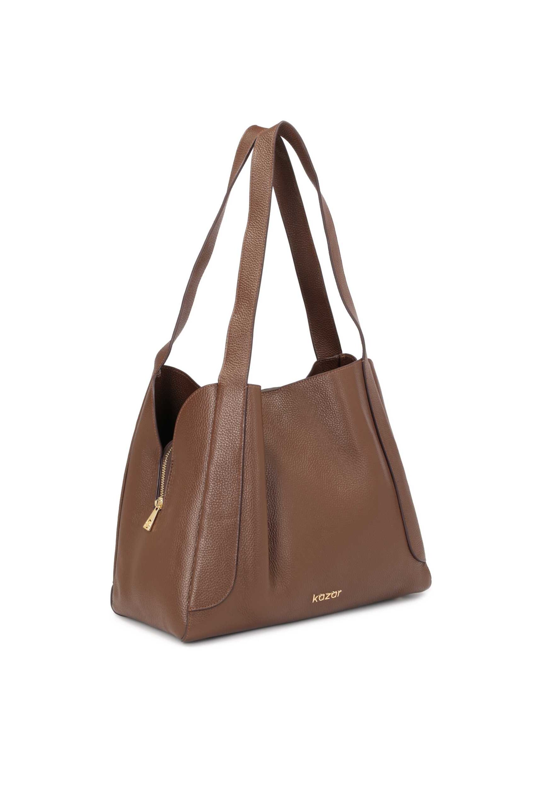 Borsa a spalla di Kazar in marrone