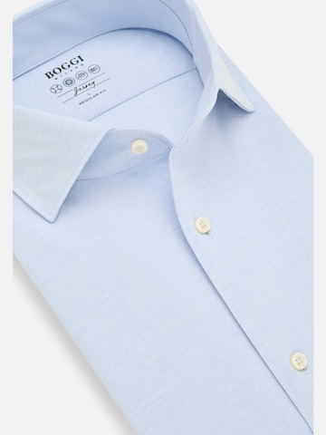 Coupe regular Chemise Boggi Milano en bleu