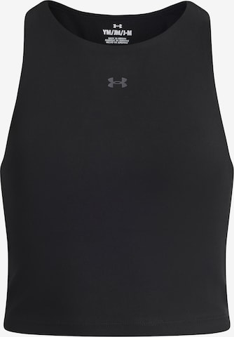 UNDER ARMOUR Sporttop 'Motion' in Zwart: voorkant
