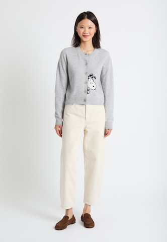 Chinti & Parker Cardigan 'Sneeky Snoopy' i grå