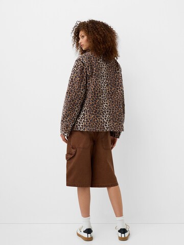 Veste mi-saison Bershka en beige