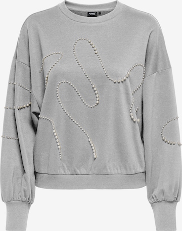 ONLY Sweatshirt in Grau: Vorderseite