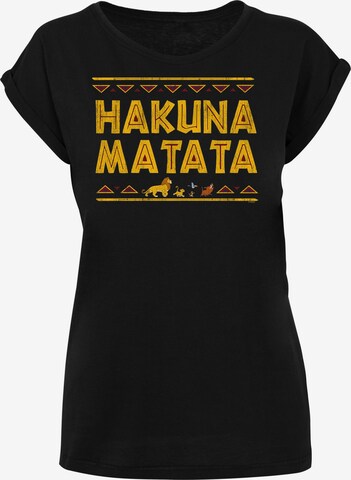 F4NT4STIC Shirt \'Disney König der Löwen Hakuna Matata\' in Black | ABOUT YOU