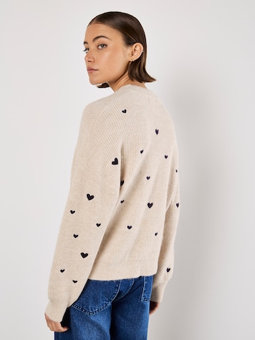 Pull-over ' ' Apricot en gris