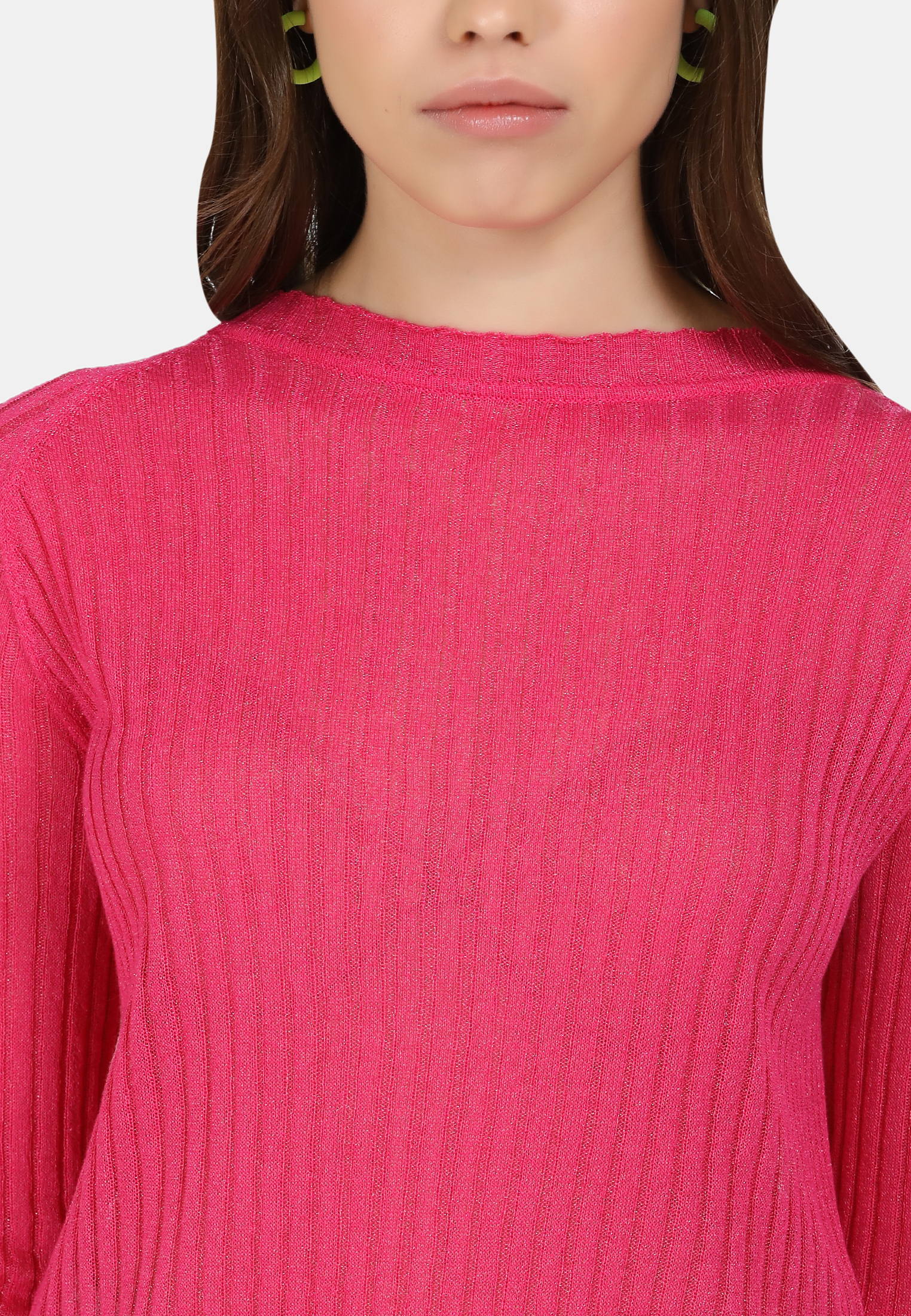 MYMO Pullover in Pinkmeliert 