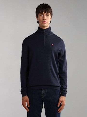 NAPAPIJRI Pullover‌‌‌ 'Damavand' in Blau: Vorderseite