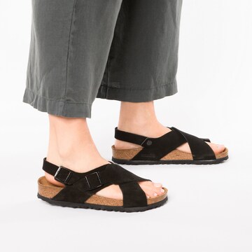 BIRKENSTOCK Sandale 'Tulum' in Schwarz