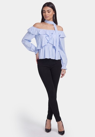 faina - Blusa en azul