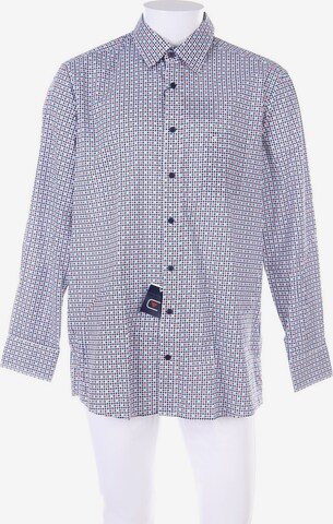 CASAMODA Button Up Shirt in XS in Blue: front