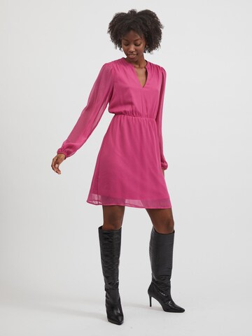 VILA Shirt Dress 'Lin' in Pink